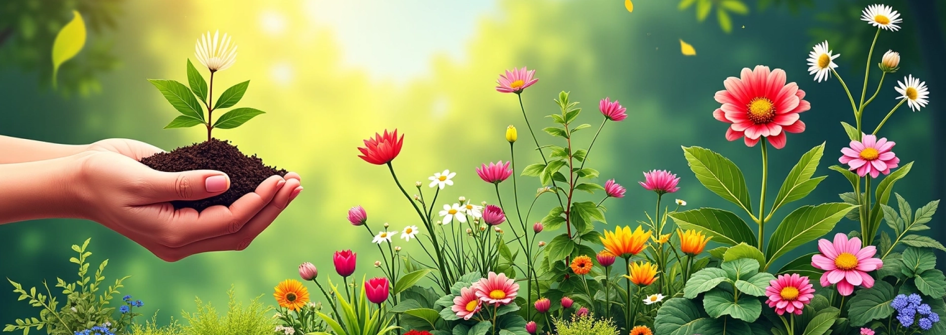 Los secretos de un jardín verde